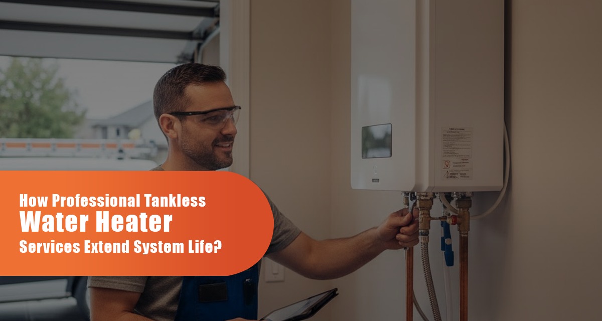 How Professional Tankless Water Heater Services Extend System Life?