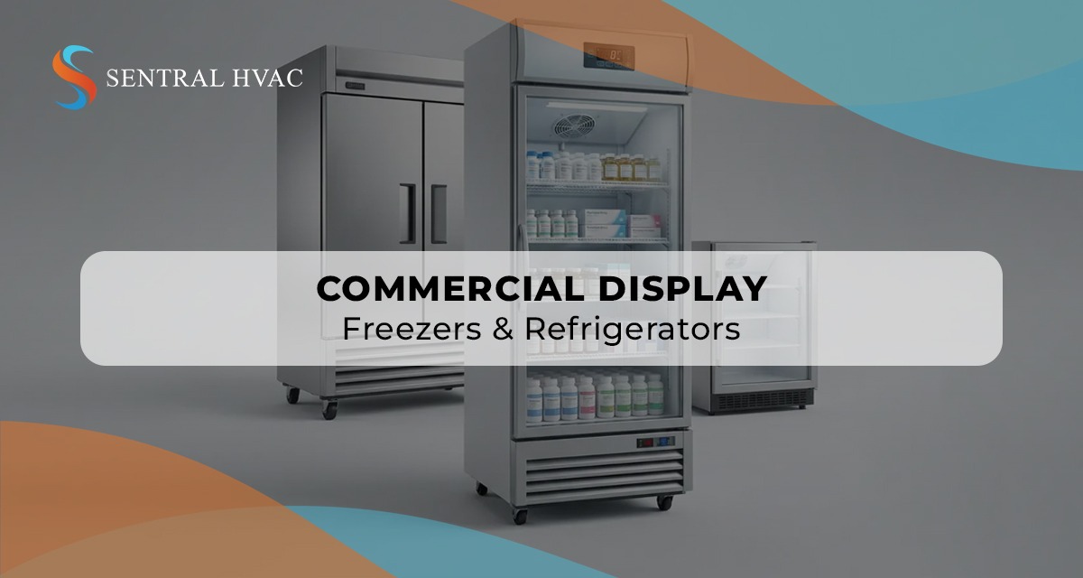 Commercial Display Freezers & Refrigerators